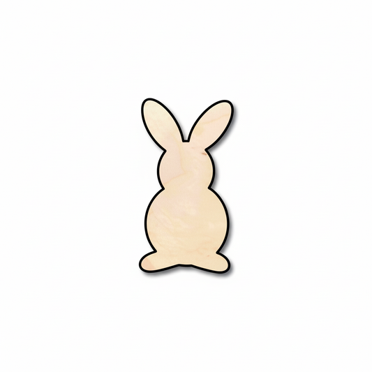 Unfinished Wood Easter Bunny Silhouette - Craft- up to 46" DIY NameSigns.com