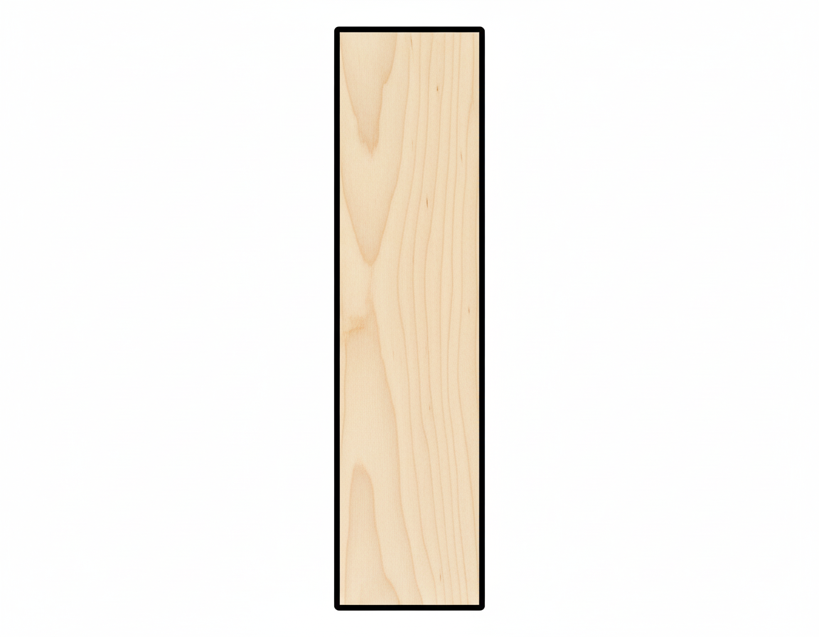 Wooden Porch Sign Seasonal Welcome Standing Board 47" Tall x 12" Wide Rectangle 1/2" Thick NameSigns.com