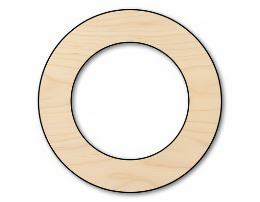 Wood Wreath Blank Shape Craft Cutout NameSigns.com