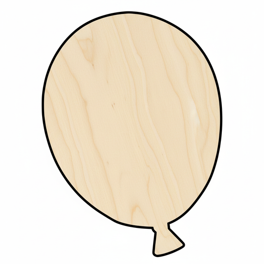 Wood Balloon Silhouette - Craft- NameSigns.com