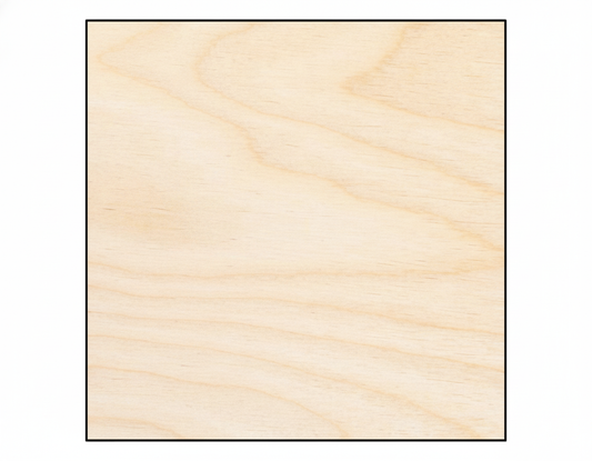 Wood Square Shape Wood Canvas Craft Base DIY Craft Cutout Up to 36" NameSigns.com