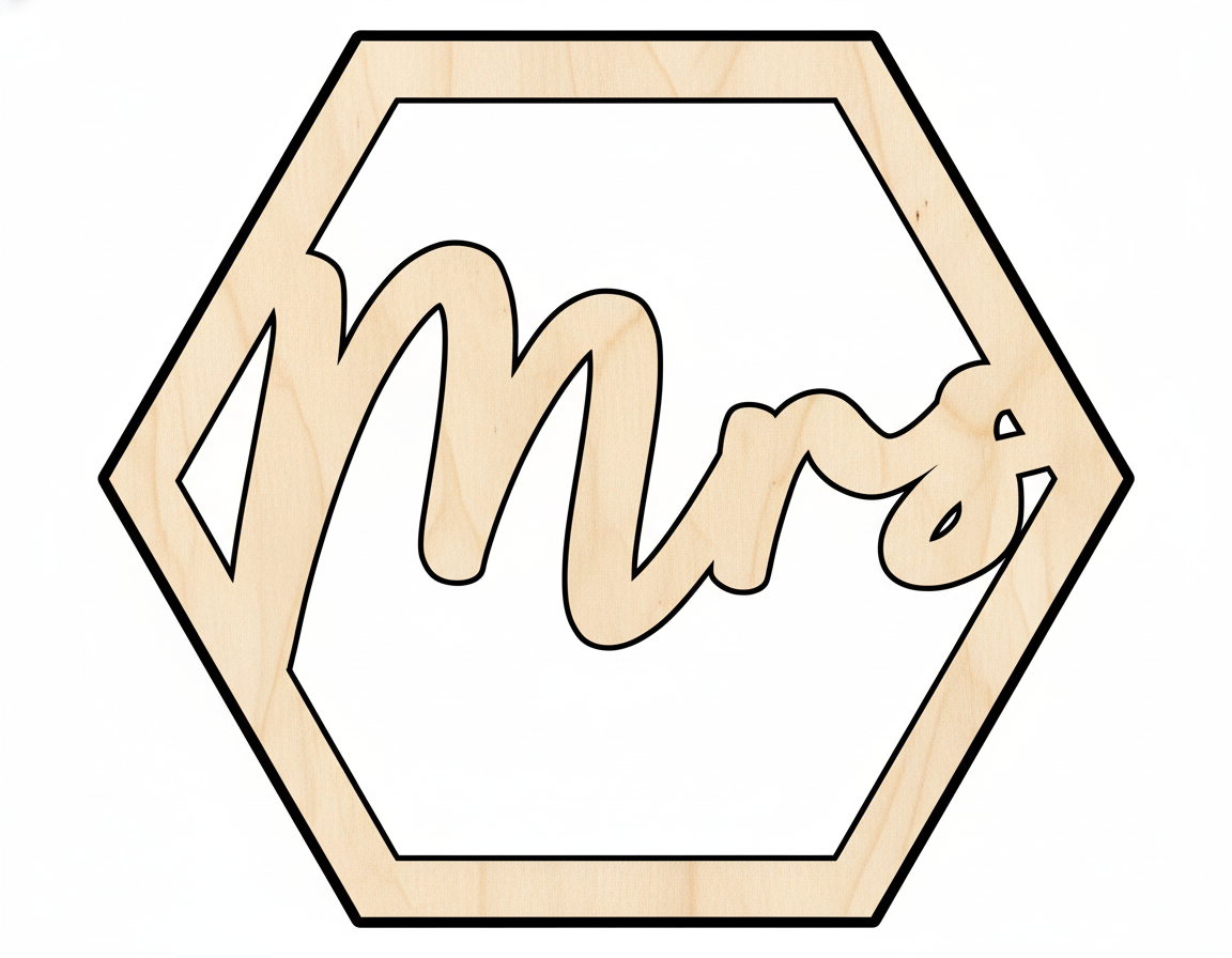 Unfinished Wood Sign - DIY Wooden Chair Cutout | Baltic Birch Plywood Craft NameSigns.com