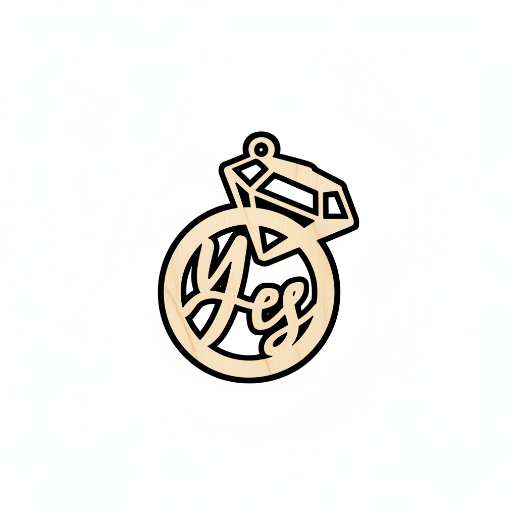 Wood Sign Cutout - Handmade Birch Plywood DIY Wedding Ornament | Natural Wood Decor NameSigns.com