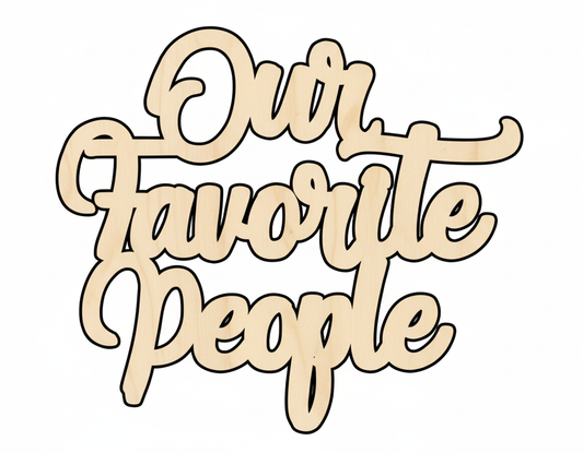 Unfinished Wood Cutout | Custom Wood Shapes for DIY Crafting - Sanded Birch Blanks 46" NameSigns.com