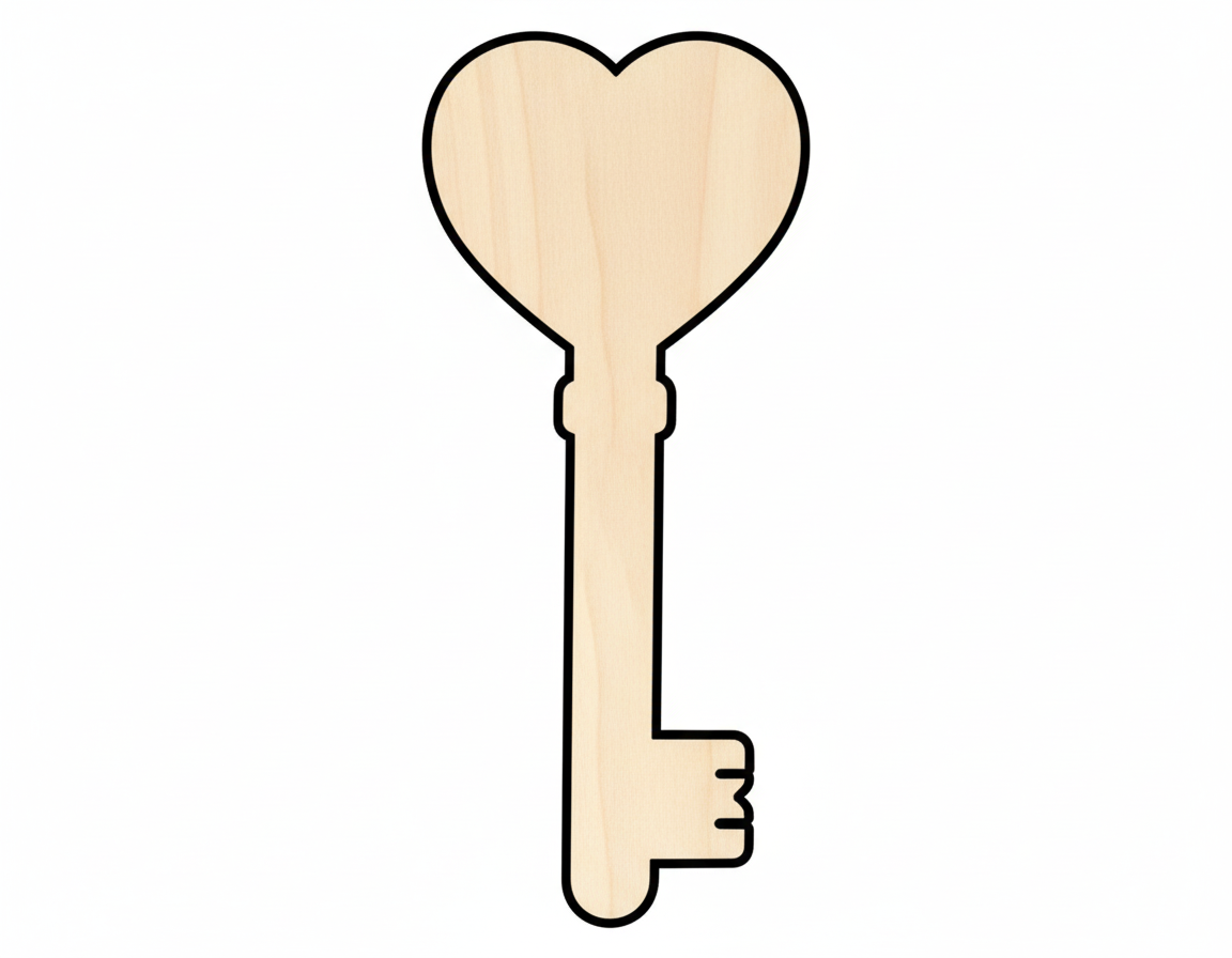 Unfinished Wood Heart | Large DIY Wood Craft Cutout for Painting & Resin Pouring NameSigns.com