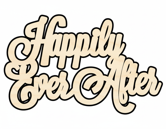 Unfinished Wood Shape - DIY Wedding Craft Supplies | Sanded Birch Plywood Cutouts NameSigns.com