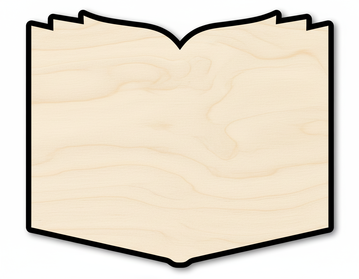 Storybook Wood Cutout Shape DIY Craft Cutout NameSigns.com