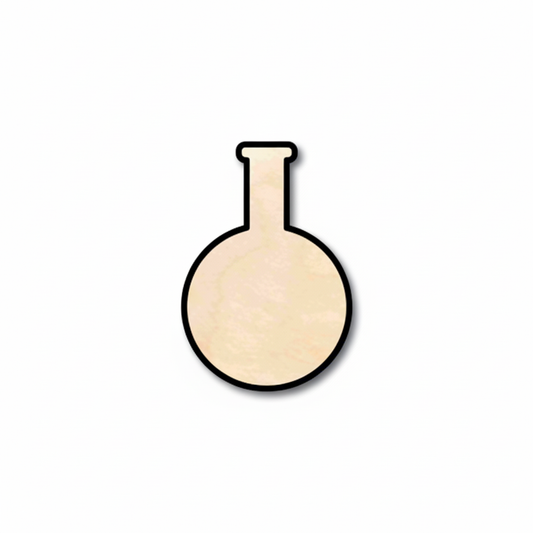 Wood Beaker Potion Flask Silhouette - Craft- NameSigns.com