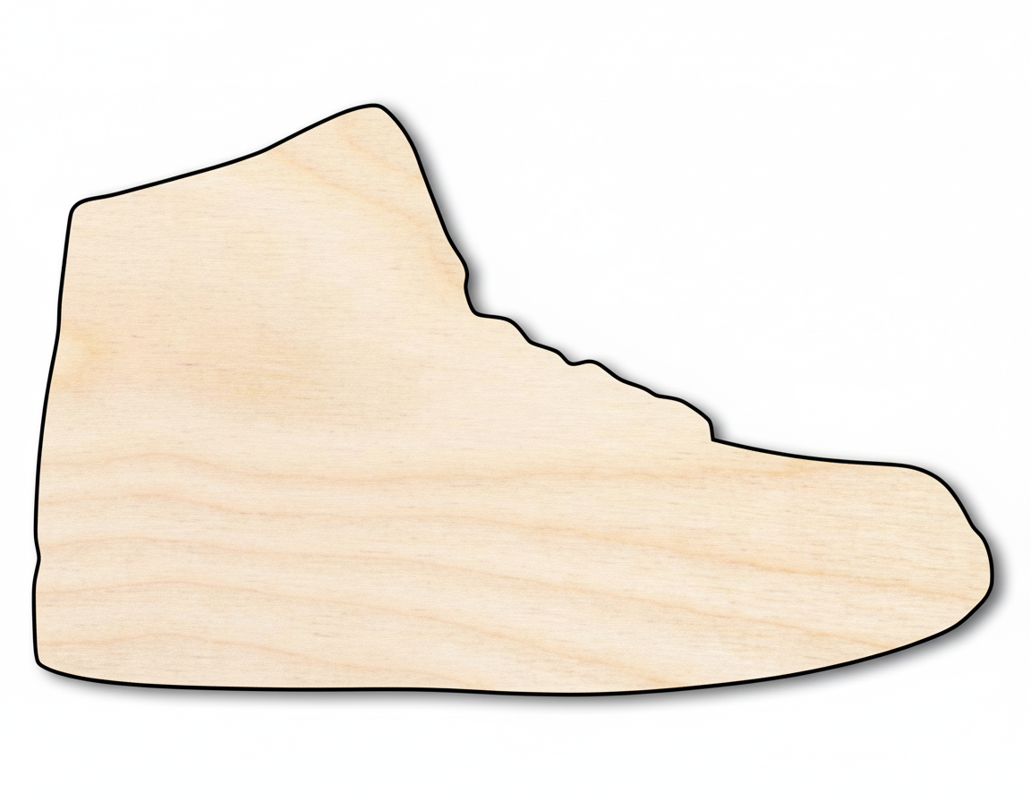 Sneaker Shoe Silhouette DIY Craft Cutout NameSigns.com