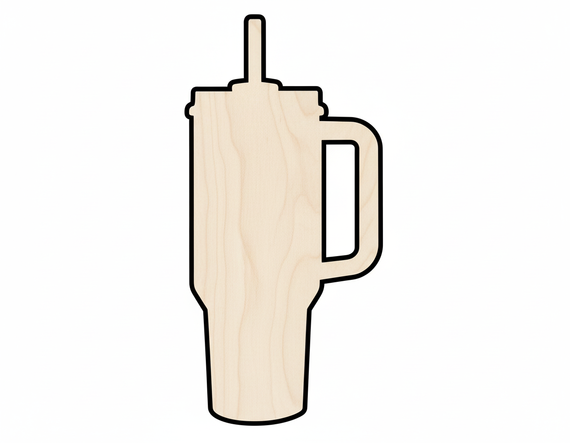 Tumbler Silhouette DIY Craft Cutout NameSigns.com