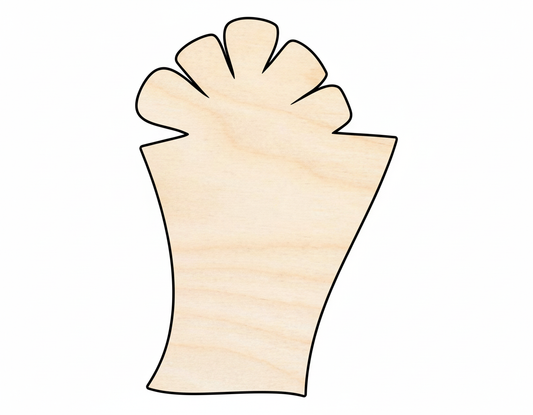 Wood Crafty Present Shape Craft Cutout NameSigns.com