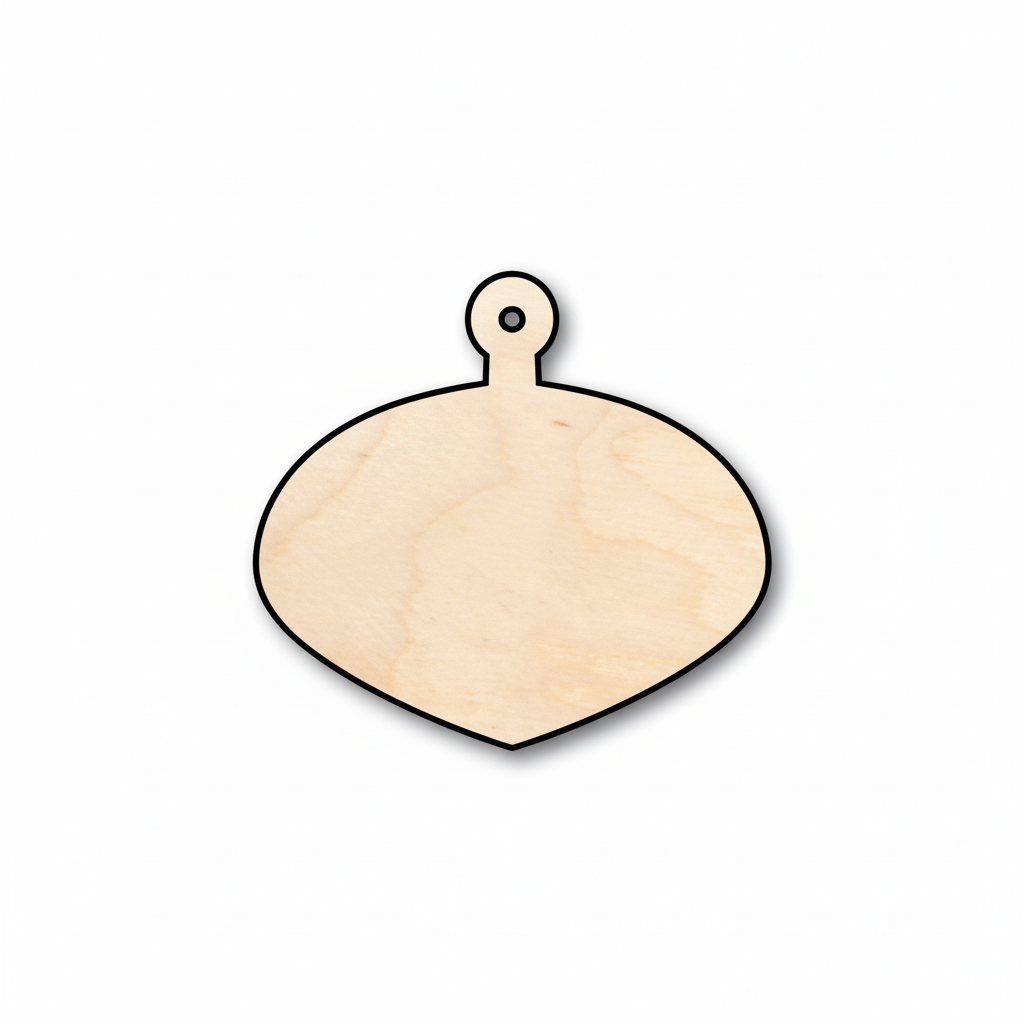 Wood Ornament Christmas Tree Shape - Craft - NameSigns.com