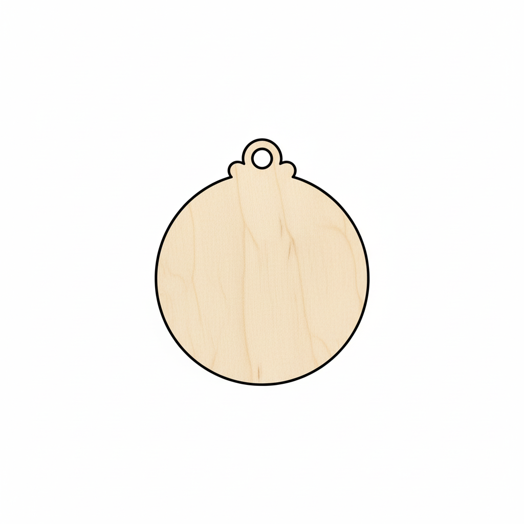 Wood Christmas Ornament Shape - Craft - NameSigns.com