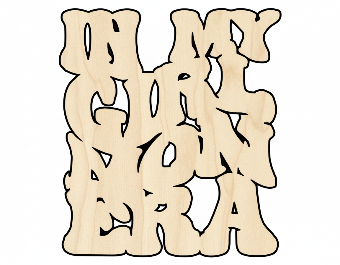 Unfinished Wood Cutout - Custom Wood Shapes | Baltic Birch Plywood Craft Supplies NameSigns.com