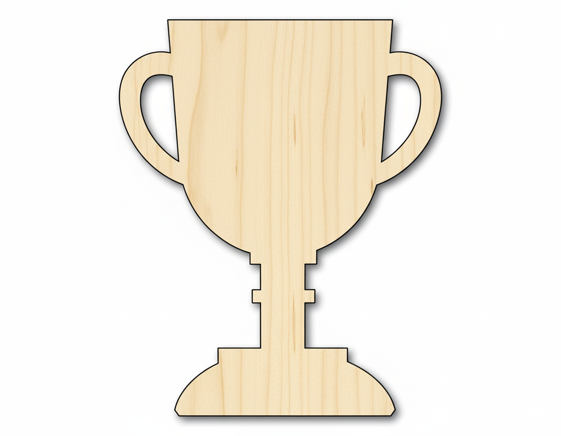 Trophy Shape DIY Craft Cutout NameSigns.com