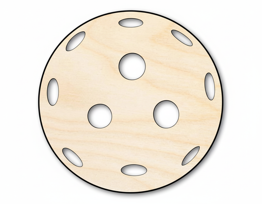 Pickleball Ball Shape DIY Craft Cutout NameSigns.com