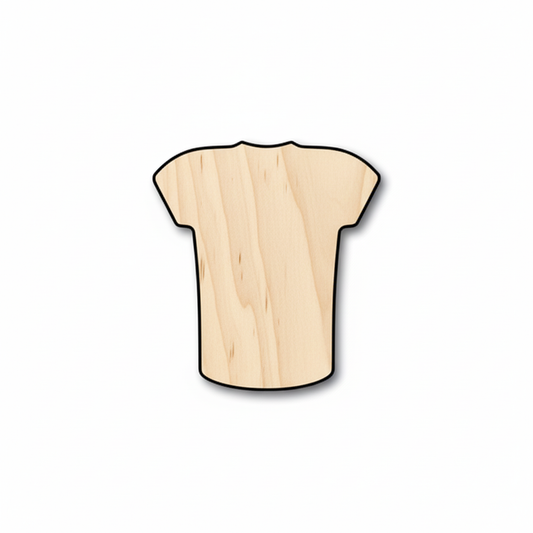 Wood Blank Football Jersey Shape - Craft - NameSigns.com