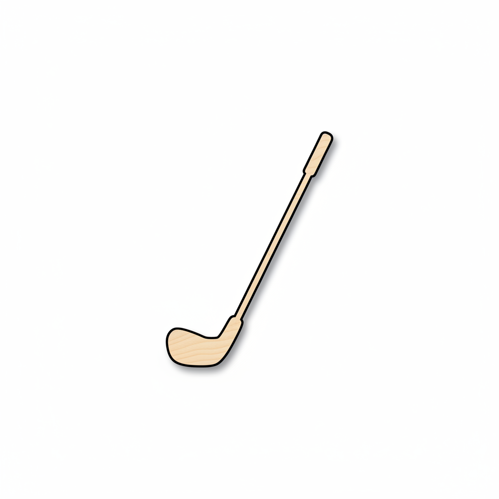 Wood Golf Club Shape - Sporting - Craft - NameSigns.com