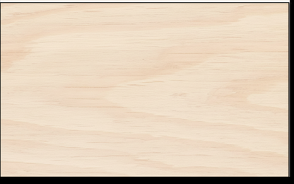 Custom Wooden Rectangle Shape for Crafts and Door Hangers - Laser Cut–  Wood Round Cutout for DIY Projects NameSigns.com