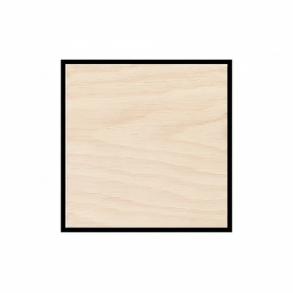 Custom Wooden Square Shape for Crafts and Door Hangers - Laser Cut–  Wood Round Cutout for DIY Projects NameSigns.com