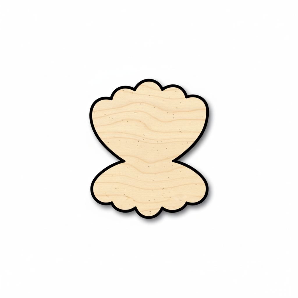 Unfinished Wood Pearl – Custom Wood Shapes | Baltic Birch Plywood Blanks NameSigns.com