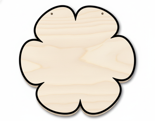 Flower Door Hanger DIY Craft Cutout Door Hanger NameSigns.com