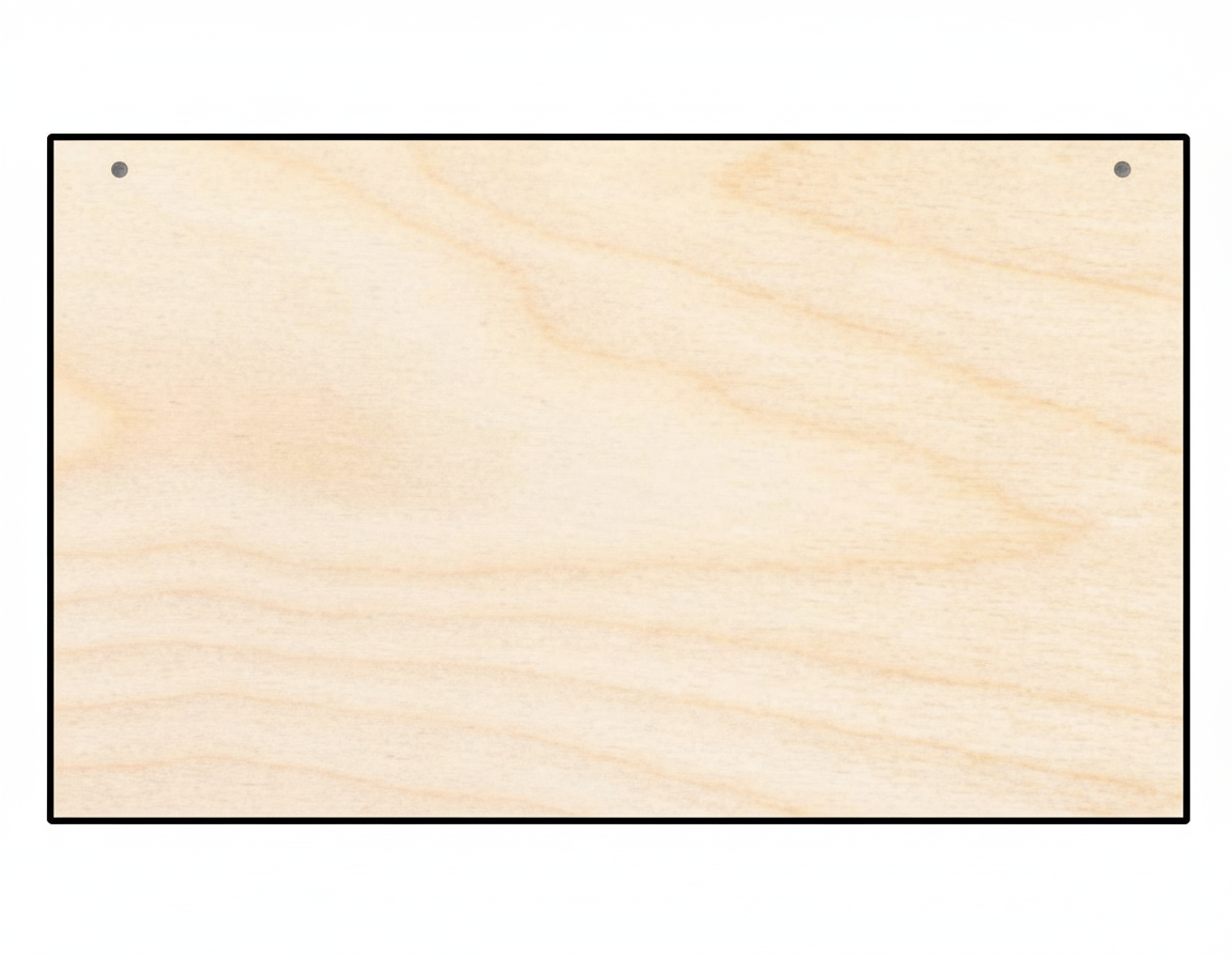 Rectangle Door Hanger DIY Craft Cutout Door Hanger NameSigns.com