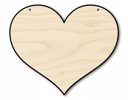 Heart Door Hanger DIY Craft Cutout Door Hanger NameSigns.com