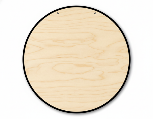 Circle Door Hanger DIY Craft Cutout Door Hanger NameSigns.com