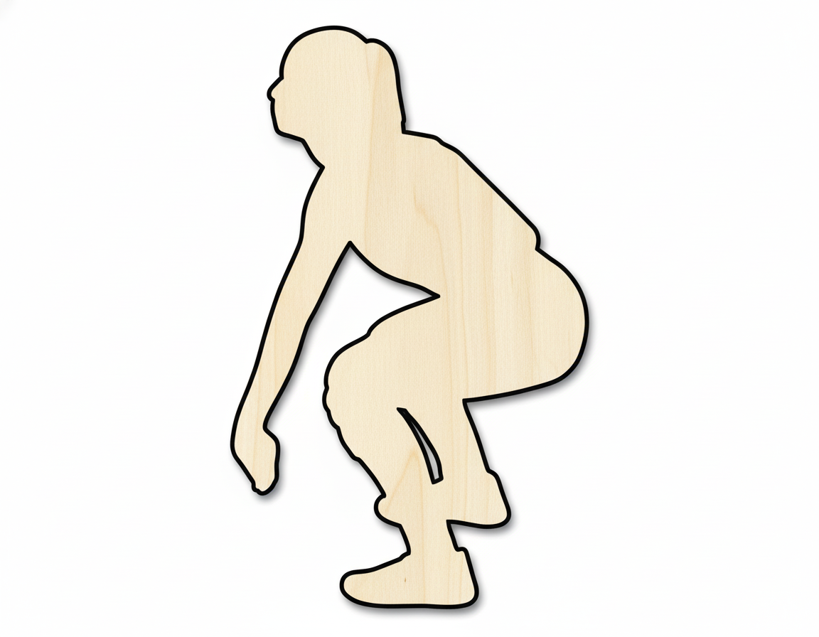 Unfinished Wood Volleyball - Sanded Birch Wood Craft Cutout | DIY Wooden Volleyball NameSigns.com