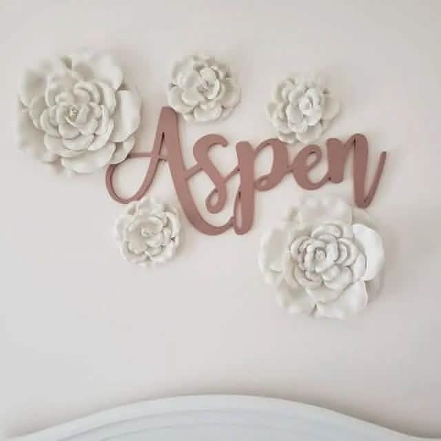 Customized Wooden Words