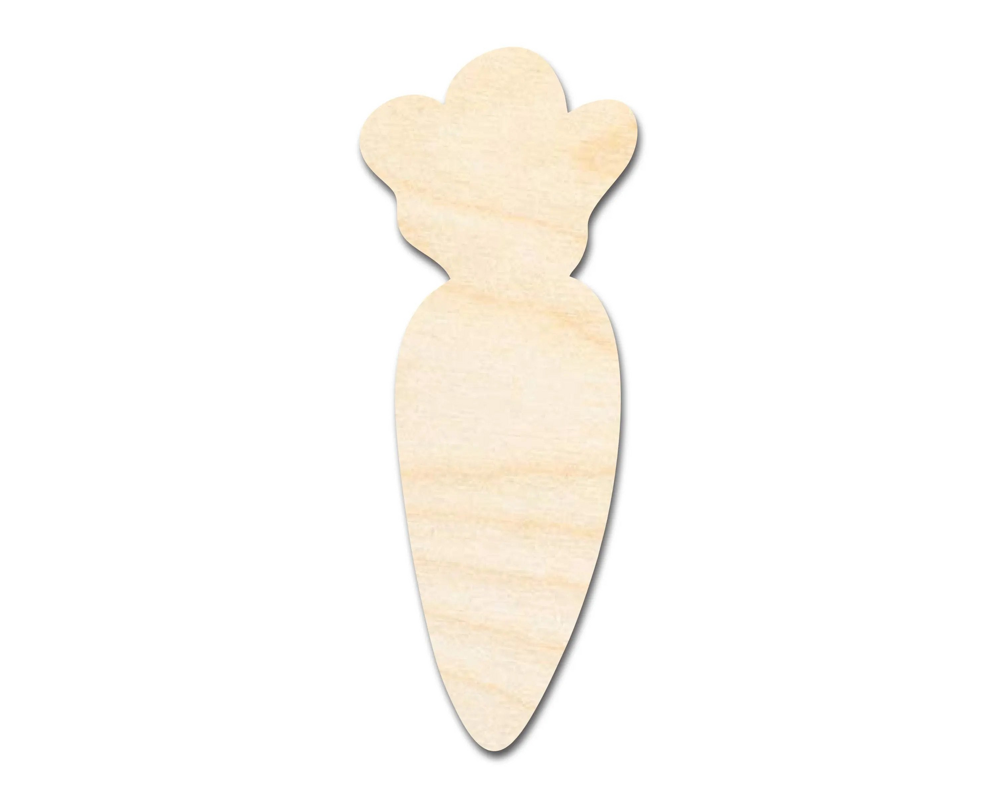 Unfinished Cute Carrot Shape | Easter | DIY Craft Cutout | up to 46" DIY