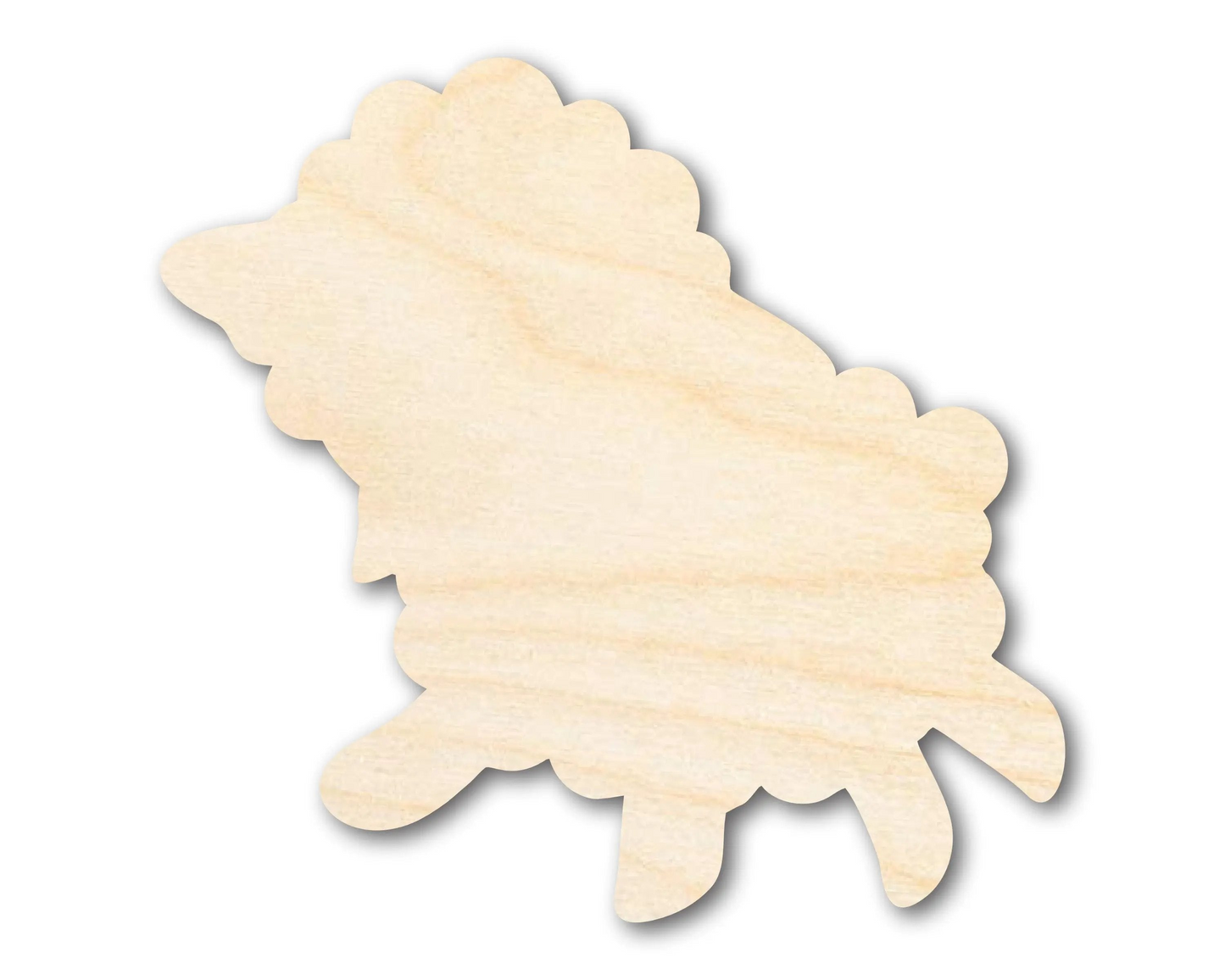 Unfinished Cute Lamb Shape | Easter | DIY Craft Cutout | up to 46" DIY