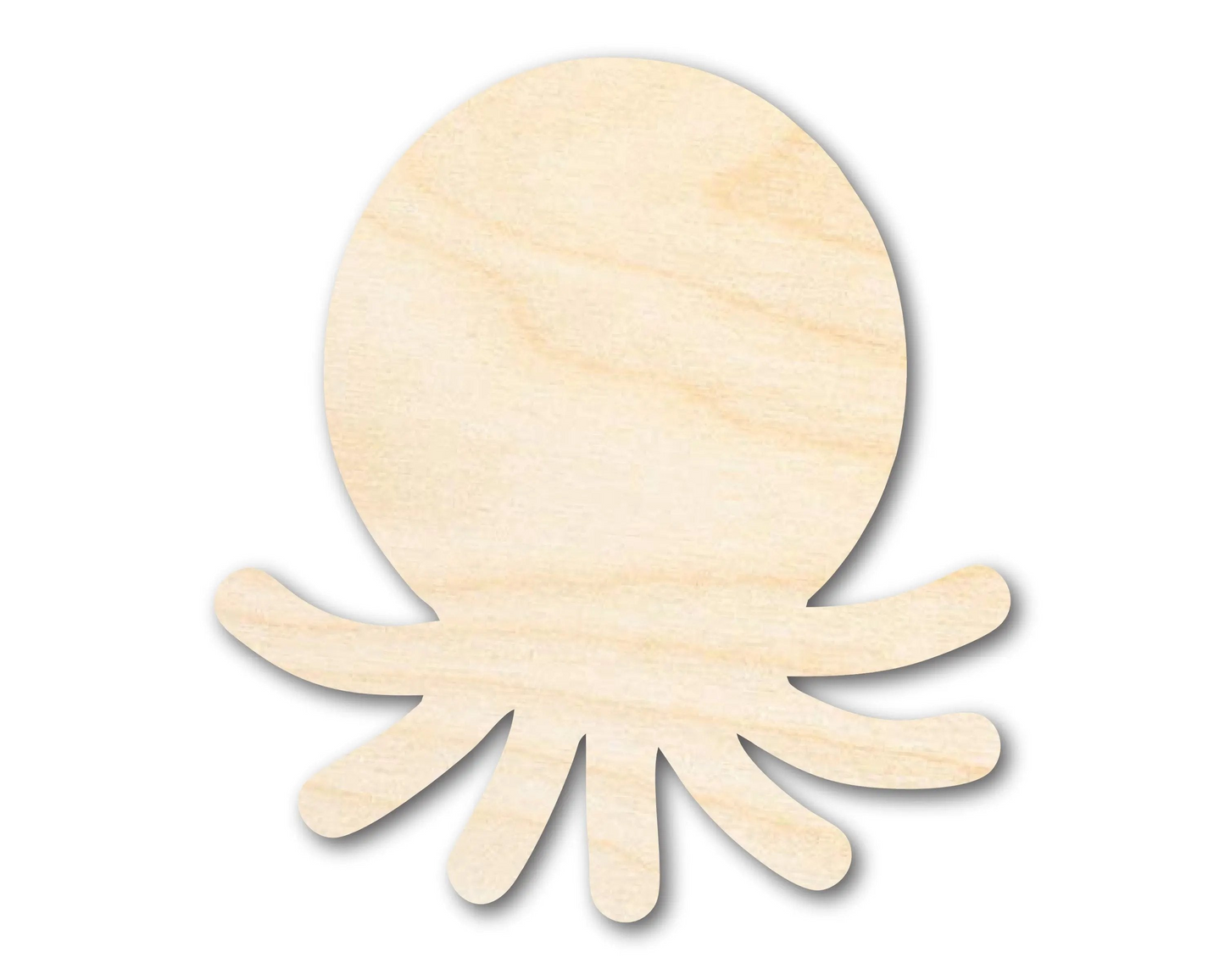 Unfinished Cute Octopus Shape | DIY Craft Cutout | up to 46" DIY