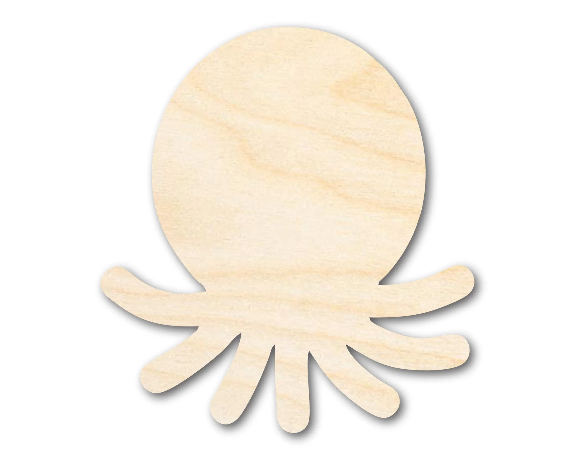 Unfinished Cute Octopus Shape | DIY Craft Cutout | up to 46" DIY