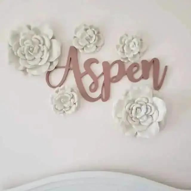 Customized Wooden Words