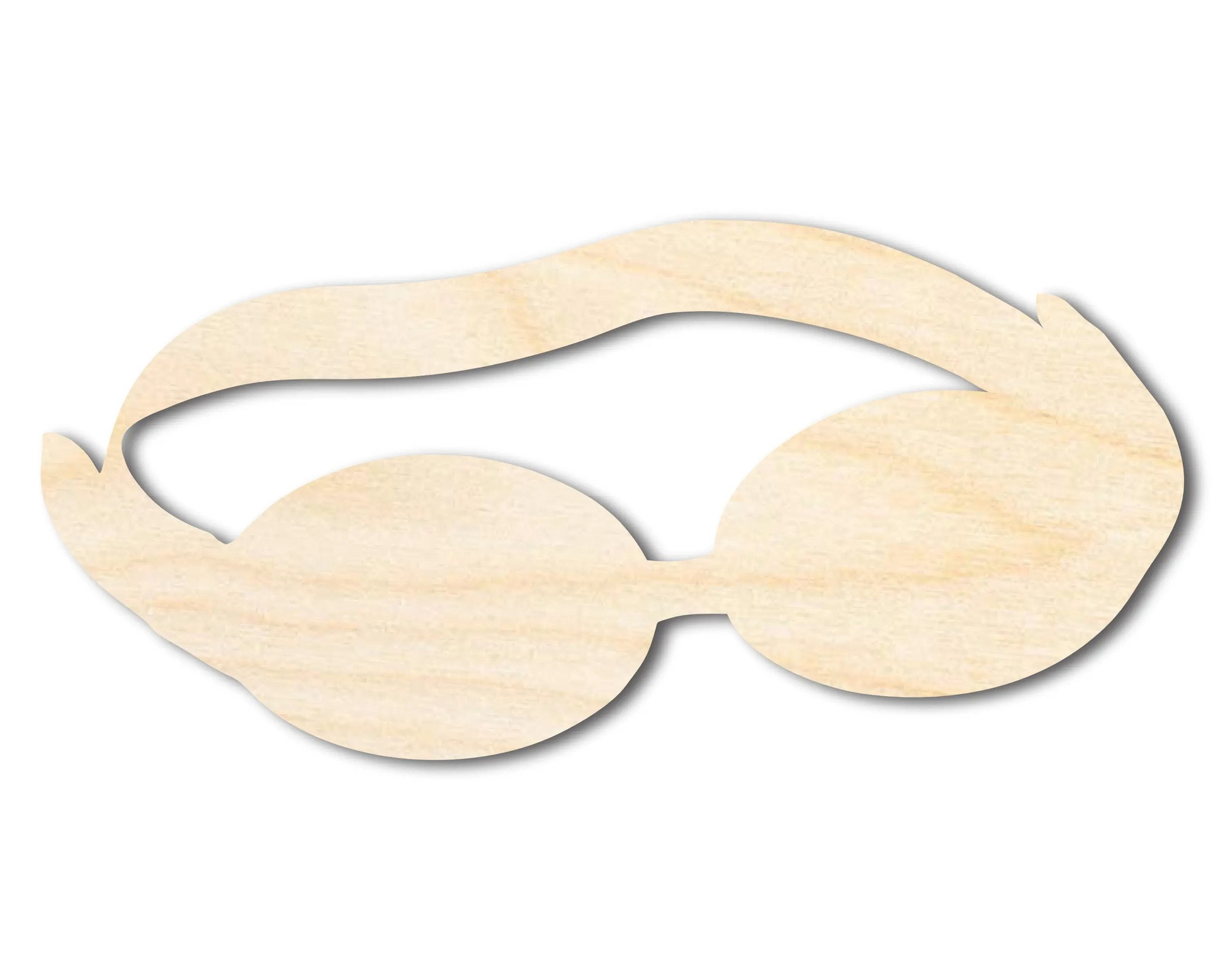 Unfinished Swimming Goggles Shape | DIY Craft Cutout | up to 46" DIY
