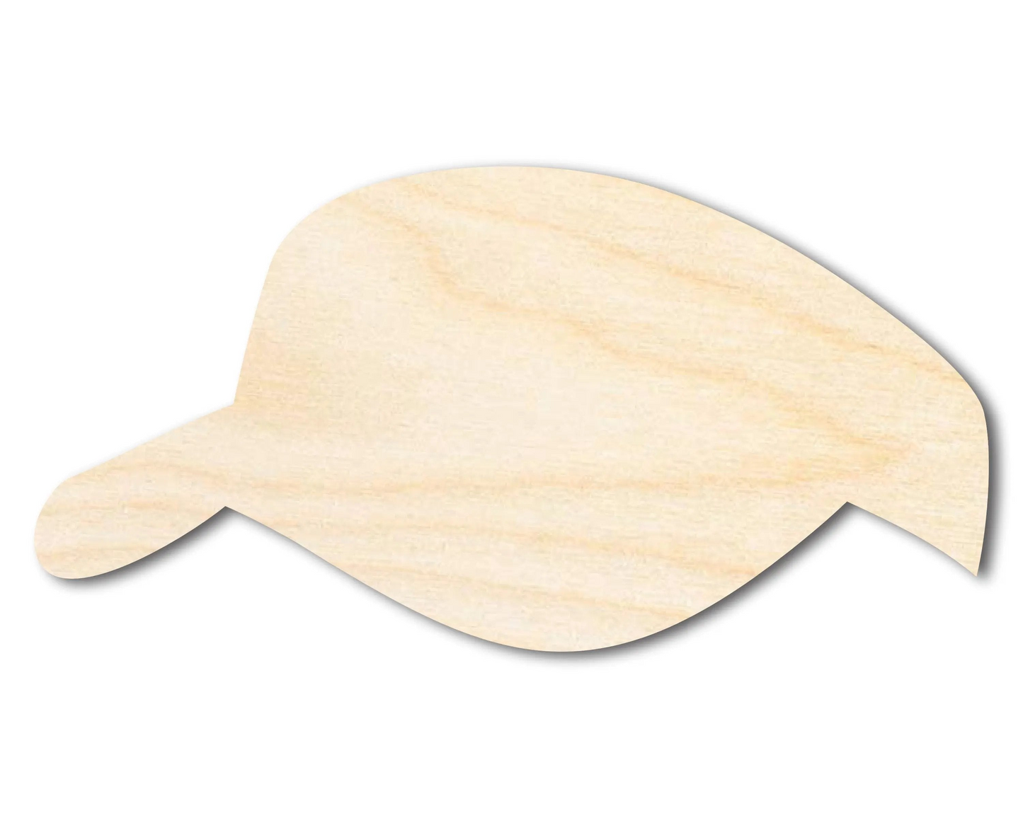 Unfinished Visor Hat Silhouette | DIY Craft Cutout | up to 46" DIY