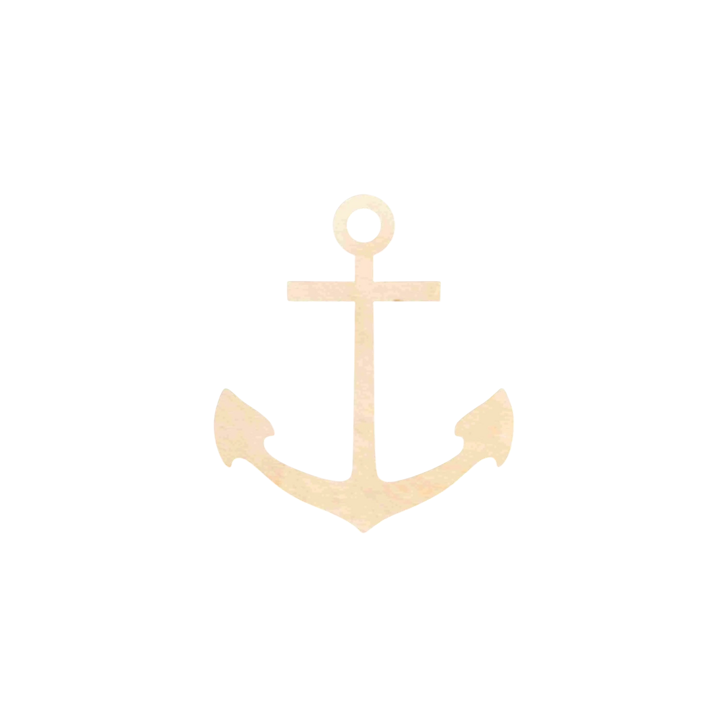 Unfinished Wood Anchor Silhouette - Craft- up to 46" DIY