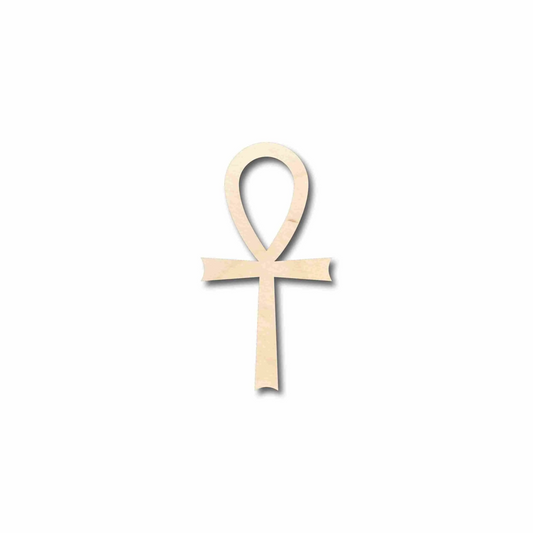 Unfinished Wood Ankh Silhouette - Craft- up to 46" DIY
