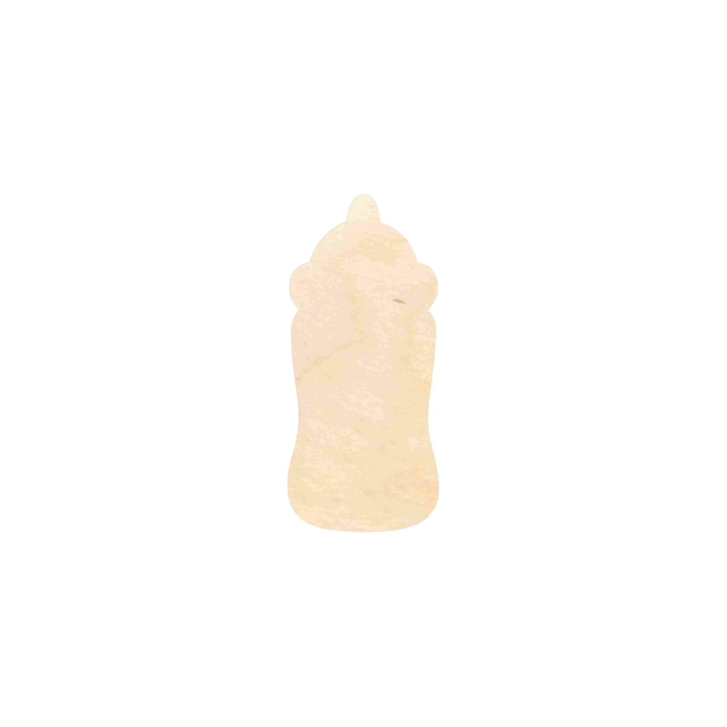 Unfinished Wood Baby Bottle Silhouette - Craft- up to 46" DIY