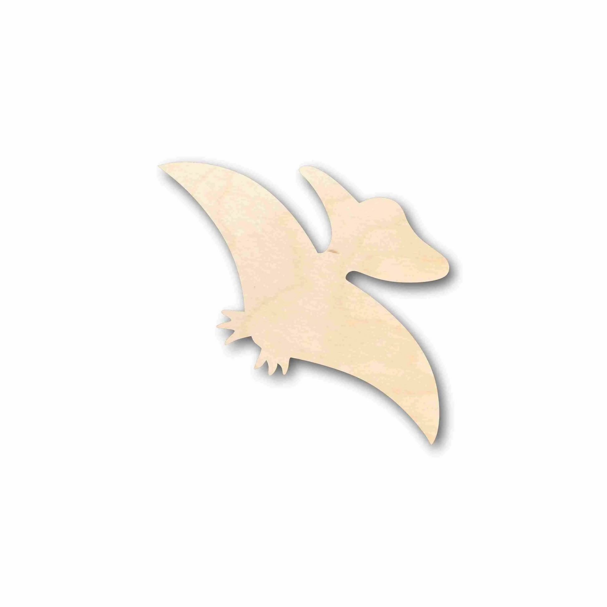 Unfinished Wood Baby Dinosaur Pterodactyl Silhouette - Craft- up to 46" DIY
