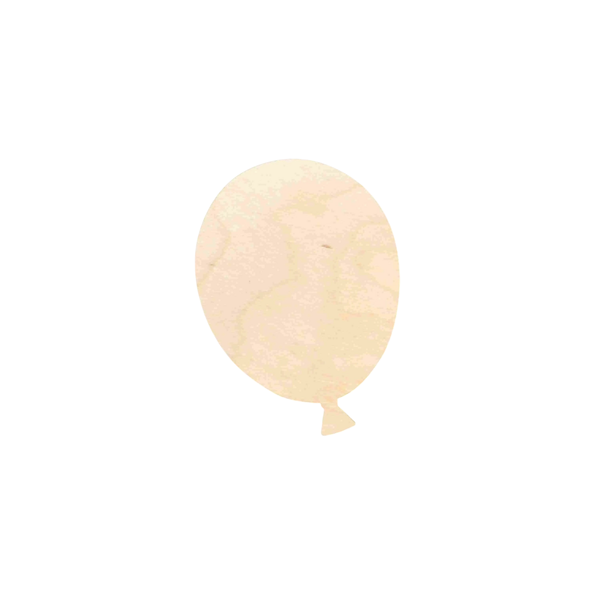 Unfinished Wood Balloon Silhouette - Craft- up to 46" DIY