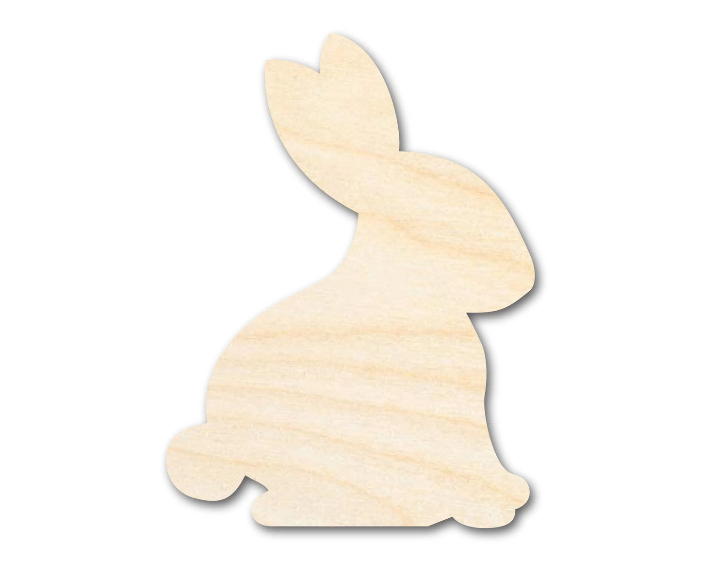 Unfinished Wood Bunny Shape - Garden Bunny Craft - up to 46" DIY
