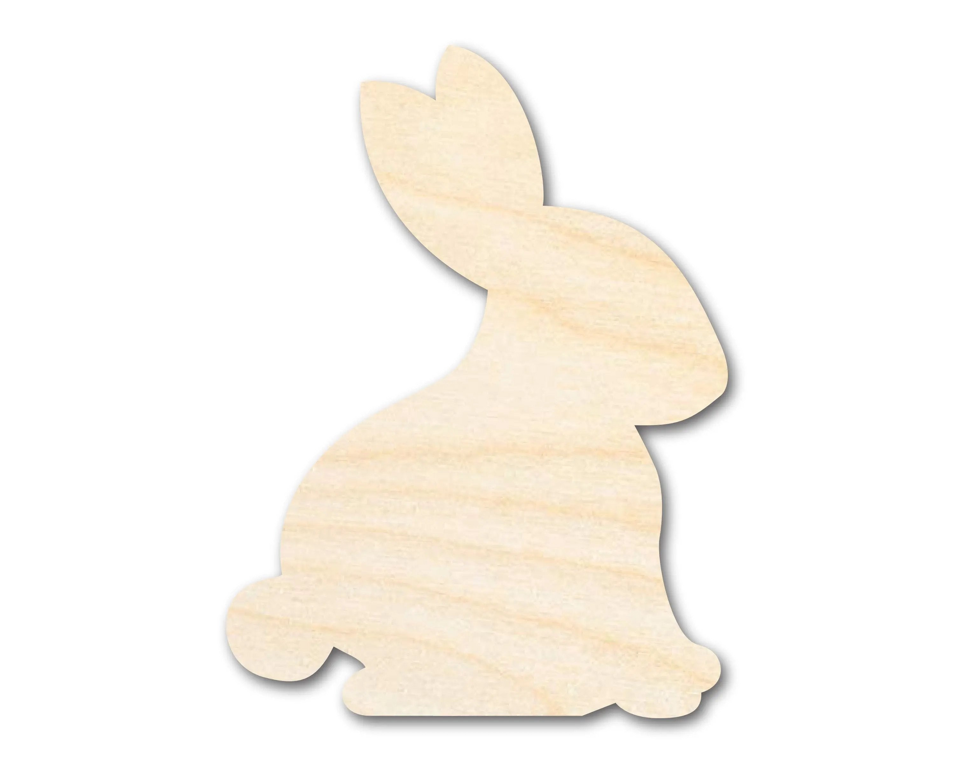 Unfinished Wood Bunny Shape - Garden Bunny Craft - up to 46" DIY