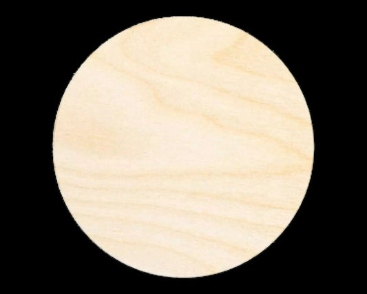 Unfinished Wood Circle Round | Circle Blank | DIY Craft Cutout | Up to 36"