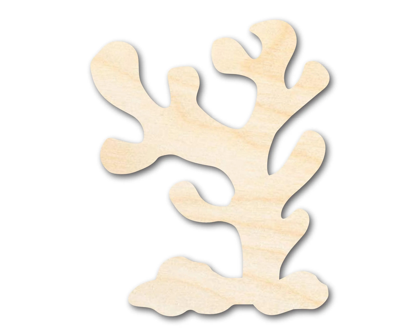 Unfinished Wood Coral Shape | DIY Craft Cutout | up to 46" DIY