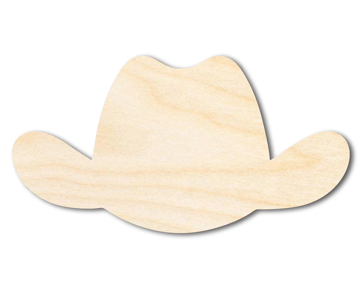 Bigger Better | Unfinished Wood Cowboy Hat Shape |  DIY Craft Cutout