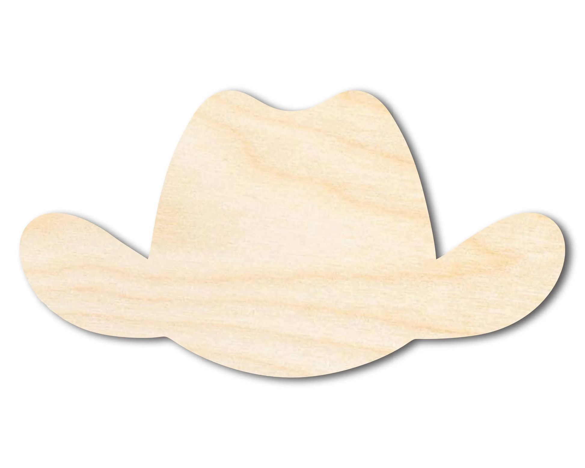 Bigger Better | Unfinished Wood Cowboy Hat Shape |  DIY Craft Cutout