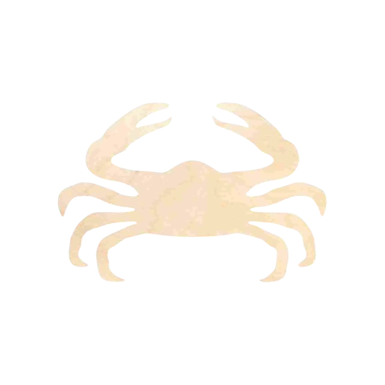 Unfinished Wood Crab Shape - Ocean - Nursery - Craft - up to 46" DIY